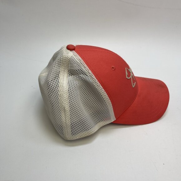 Under Armour Fish Fitted Mesh Back Trucker Hat Pink L/XL UA Pro Fit Outdoor - Picture 5 of 14